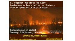 Concentración contra la agresión nazi a Donetsk